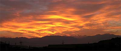 全速力のあやこさんの見た夕焼け